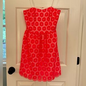 Lilly Pulitzer strapless dress, size 4